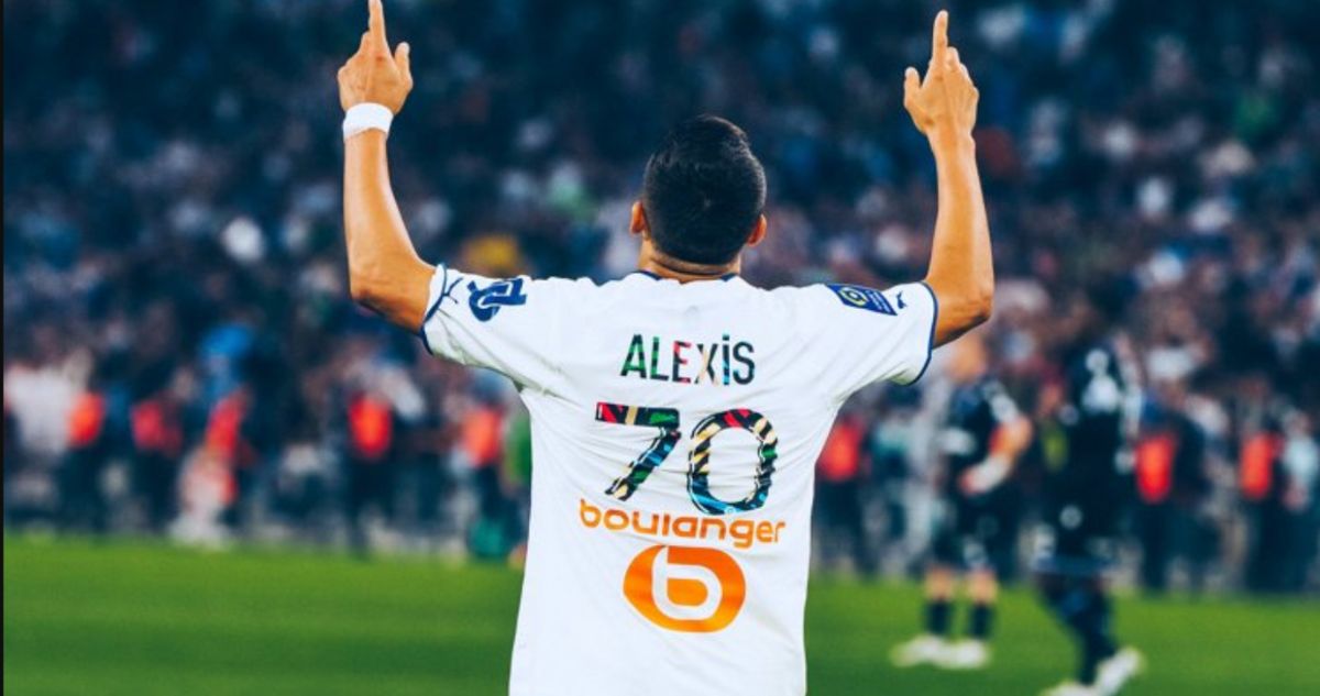 Alexis Sánchez fue elegido por quinta vez el mejor del mes en el Marsella