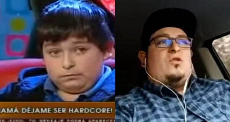 El momento en el que Jorge apareció en El Diario de Eva. A su lado, Jorge de adulto recordando cómo fue el niño que quería ser hardcore.
