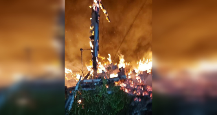 Ataque incendiario en Contulmo