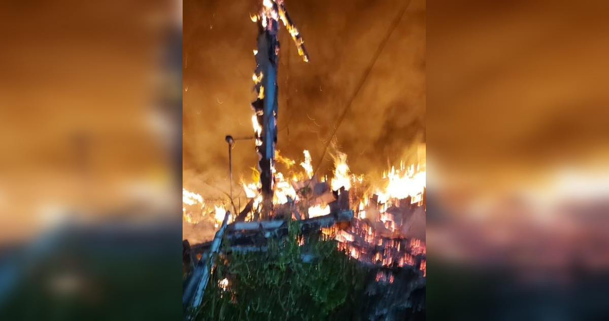 Ataque incendiario en Contulmo