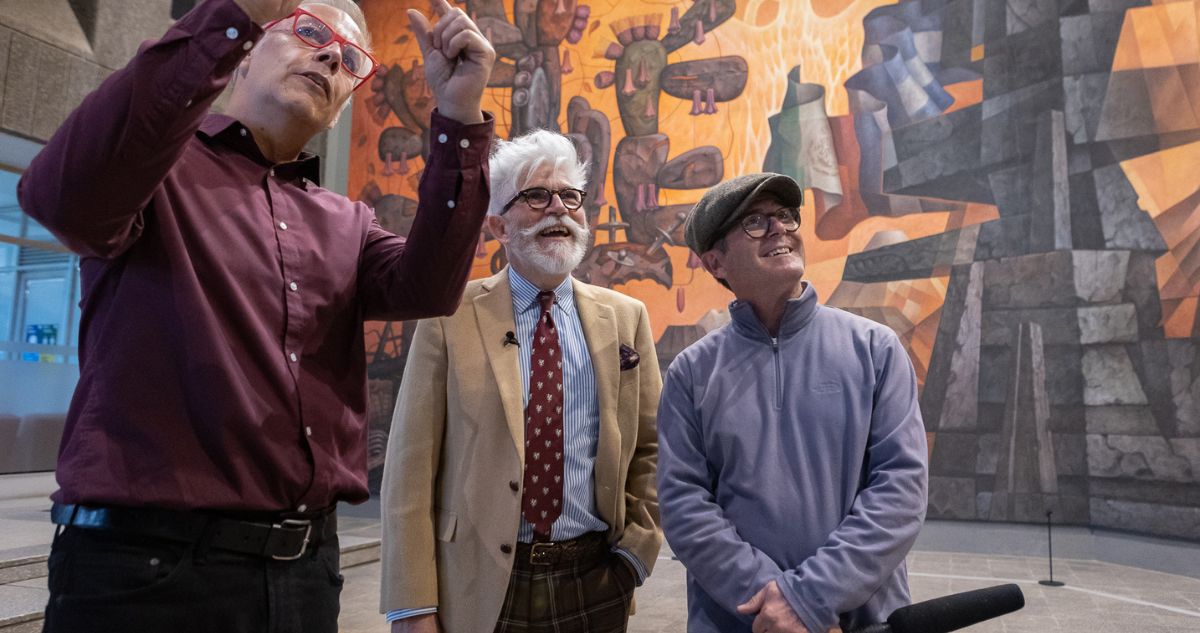 Los animadores de Atlas de Chile visitaron el campus de la Universidad de Concepción