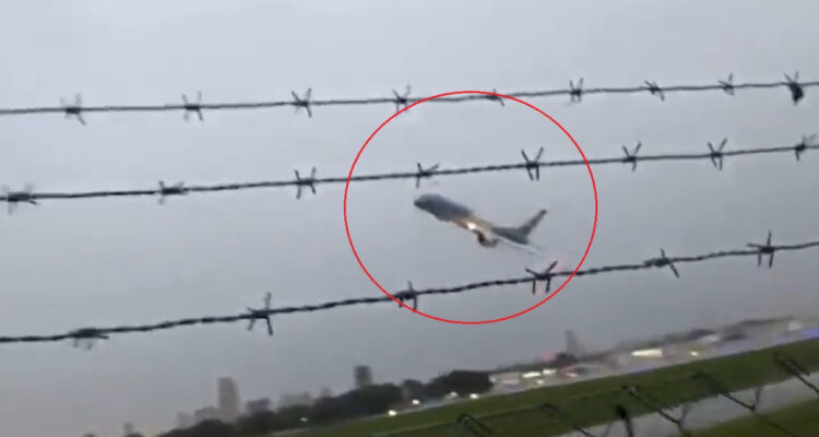 Está reloco avión presidencial argentina llega a Buenos Aires con peligrosa maniobra a baja altura