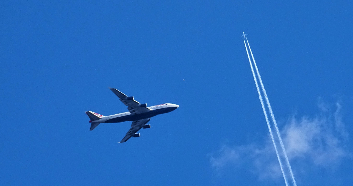 El tráfico aéreo está aumentando las emisiones