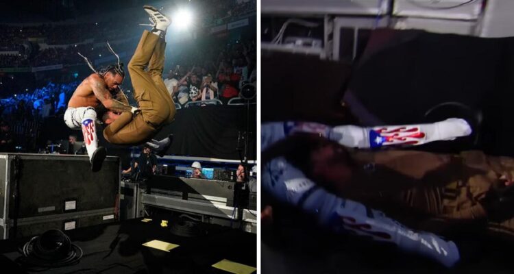 Bad Bunny contó que pensó que moriría en WWE Backlash.