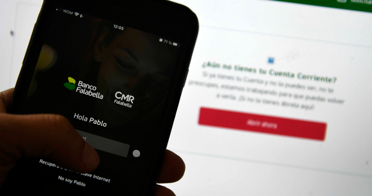 La segunda en menos de 1 mes: Banco Falabella reporta nueva caída de su app y web
