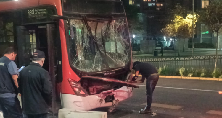choque de buses del transantiago