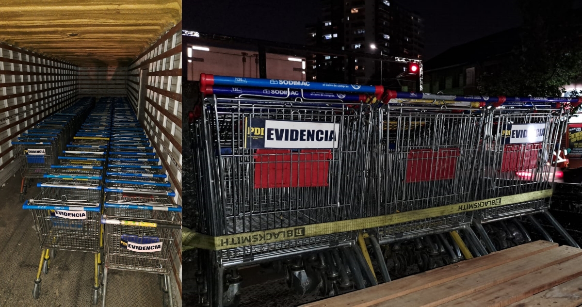 Dos detenidos en Recoleta por arrendar carros robados a los clientes de La Vega