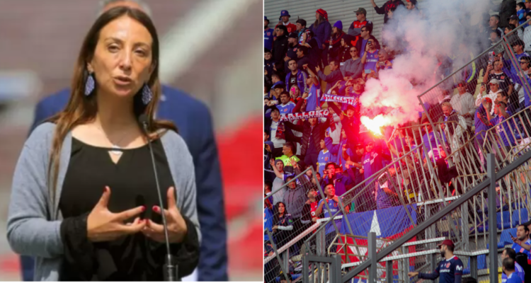 La vicepresidenta de Azul Azul, Cecilia Pérez, le respondió al Gobierno que criticó la acciones de los Azulea al momento de organizar el duelo ante Católica.