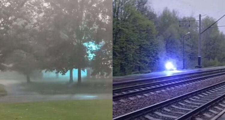 Captan extrañas bolas de luz en medio de tormentas