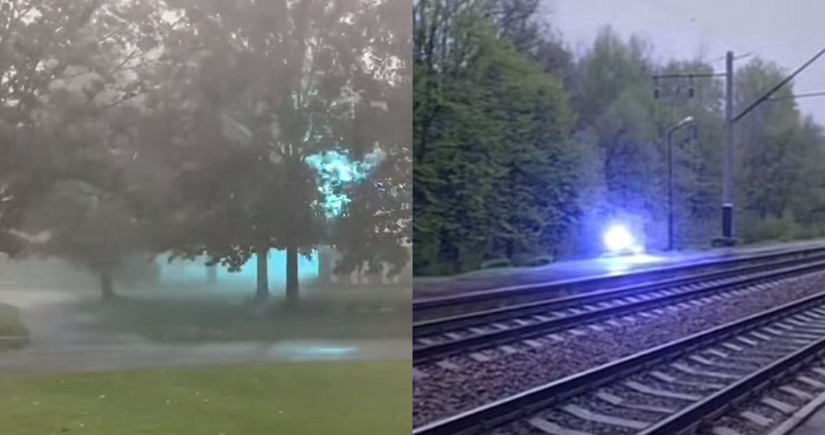 Captan extrañas bolas de luz en medio de tormentas