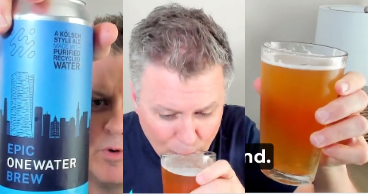 Crean cerveza a partir de aguas residuales