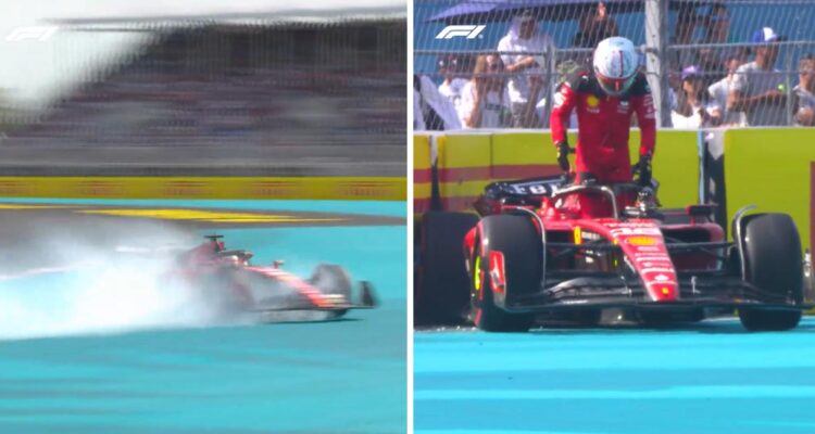 Charles Leclerc pagó caro su despiste en la pole position del GP de Miami.