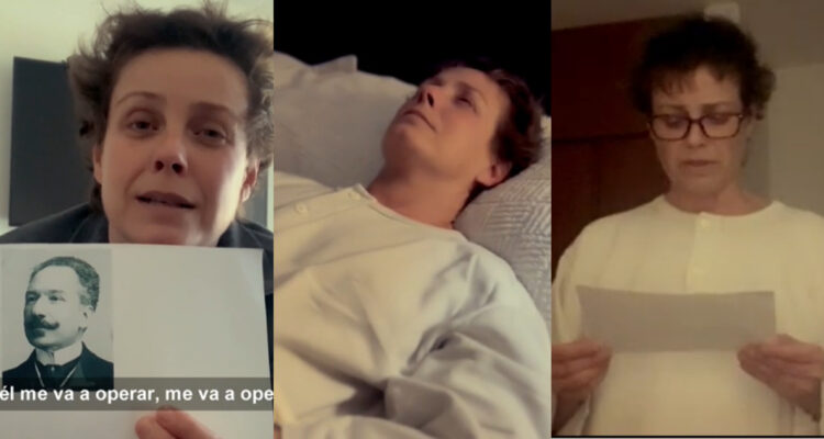 Claudia Conserva mostró operación con monjes brasileños