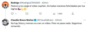 Claudio Bravo Tweet respuesta