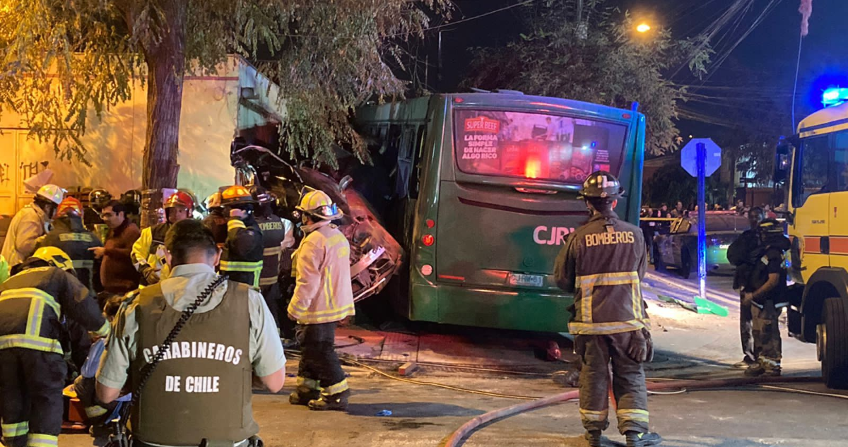 colisión trasantiago automóvil PAC Lo Espejo