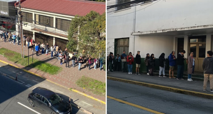 Largas filas para excusarse en Comisarías de Concepción