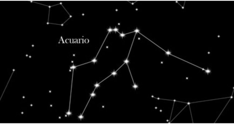 Constelación de Acuario para observar la lluvia de Eta Acuáridas