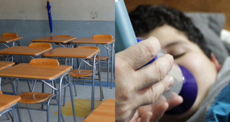 Ausentismo escolar alcanza cerca de un 60% en Padre Las Casas debido a enfermedades respiratorias