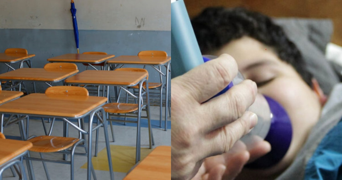 Ausentismo escolar alcanza cerca de un 60% en Padre Las Casas debido a enfermedades respiratorias