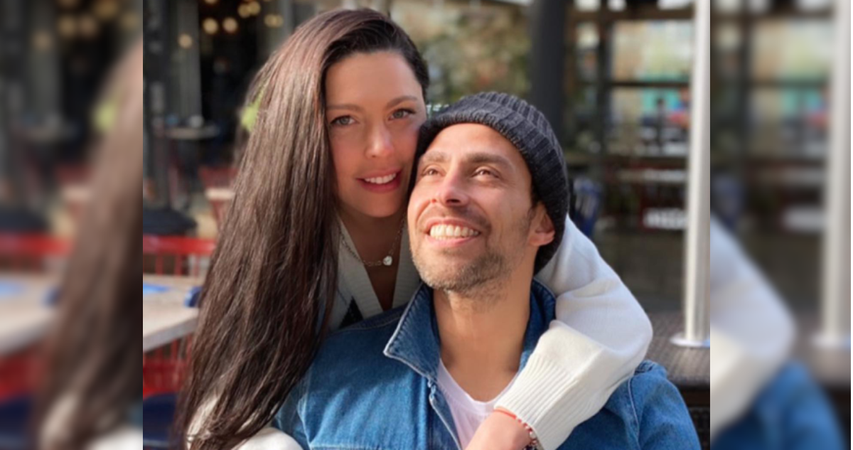 Daniela Aránguiz junto a su ex marido Jorge Valdivia