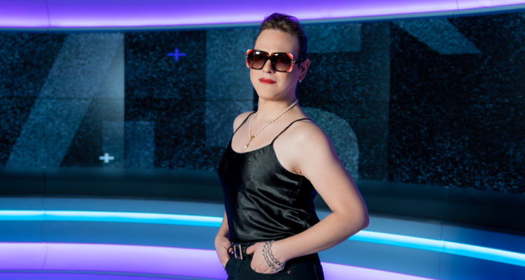 Daniela Vega en el programa de Mega “45 minutos con”