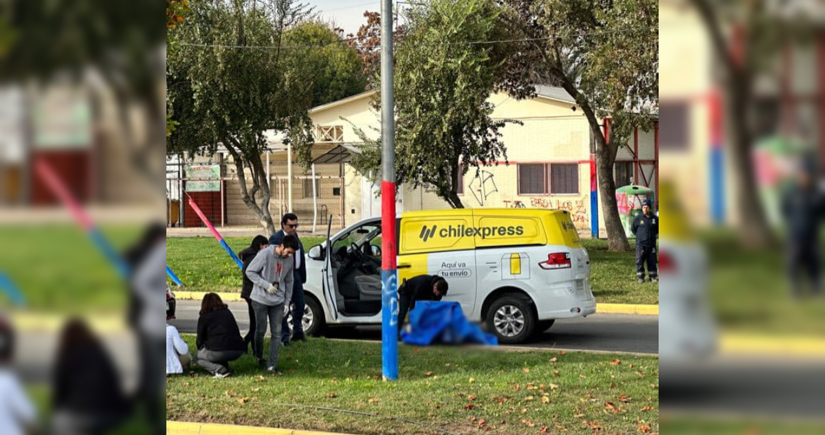 Intersección en Maipú donde ocurrió el robo frustrado, tras disparos de detective, dando muerte a un delincuente.