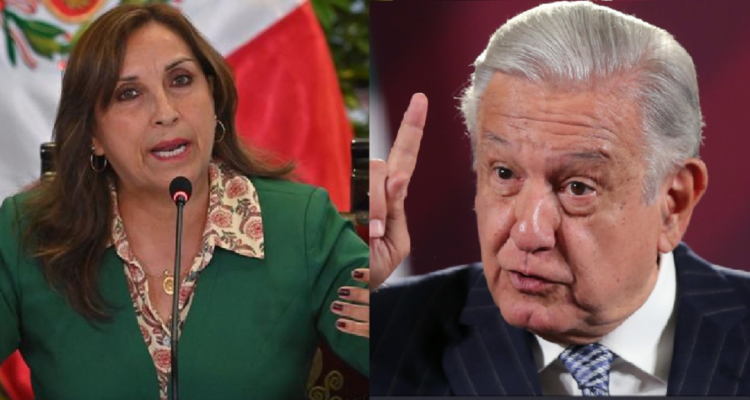 Dina Boluarte y Andrés Manuel López Obrador