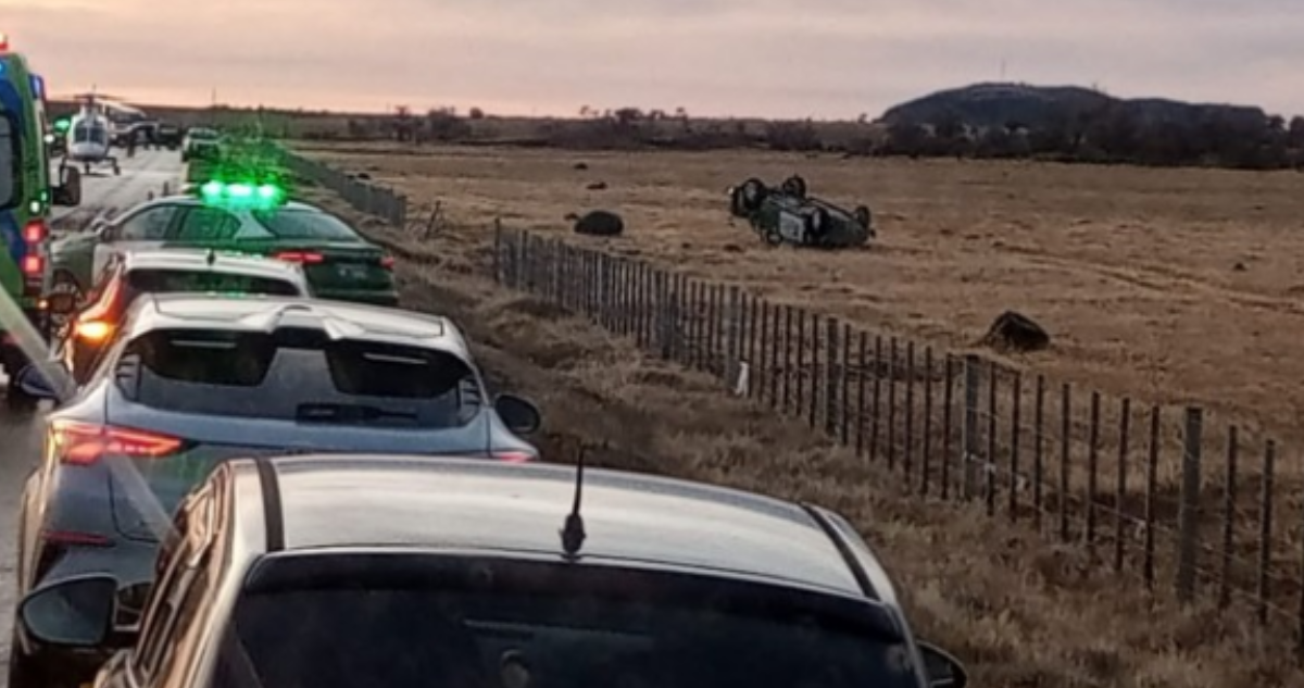 dos carabineros lesionados