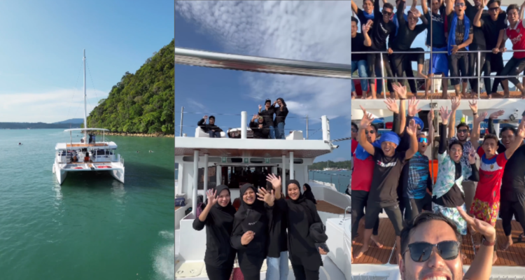 Un empresario gastronomico malasio se llevó a sus empleados de vacaciones con todo pagado (capturas)