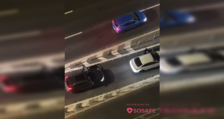 Graban encerrona que afectó a dos mujeres en la autopista Vespucio Sur