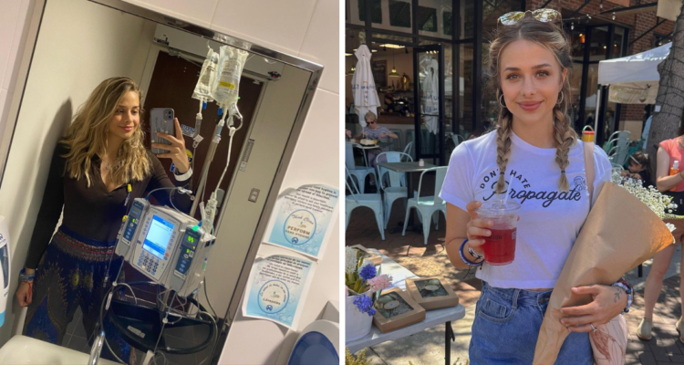Bailey Marie Mcbreen, enfermera de 15 años a la que se le descubrió cáncer de colon por eructar más de 10 veces al día