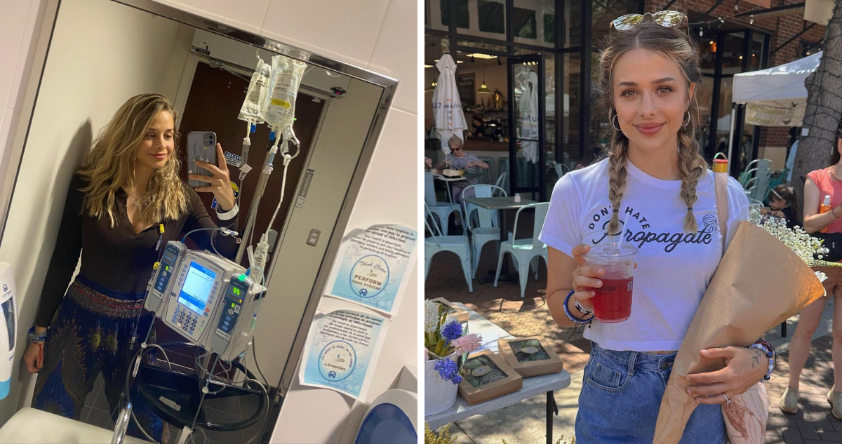 Bailey Marie Mcbreen, enfermera de 15 años a la que se le descubrió cáncer de colon por eructar más de 10 veces al día