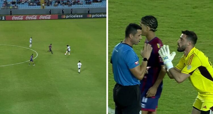 Maximiliano Falcón volvió a fallar en Copa Libertadores.