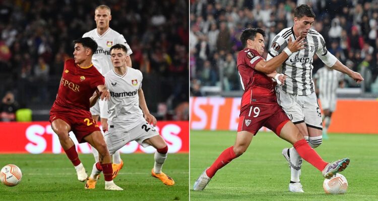 Europa League-semifinales: la Roma da primer golpe a Leverkusen y llave Juventus-Sevilla queda abierta