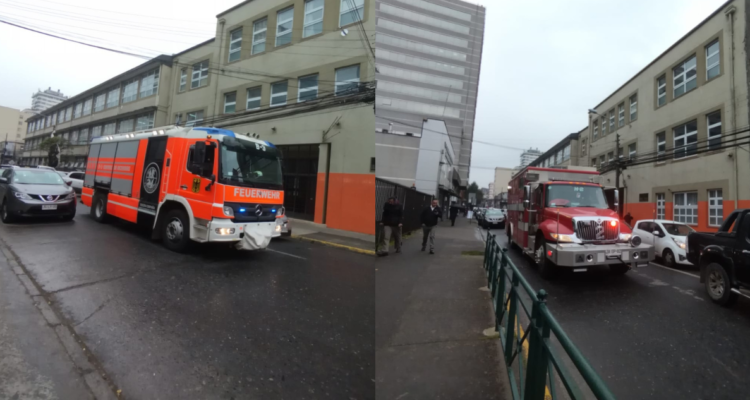 Evacúan a 550 estudiantes del Liceo Gabriela Mistral de Temuco por presunta emanación de gases