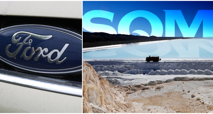 Ford, gigante automotriz estadounidense, le comprará a SQM el litio para sus vehículos eléctricos