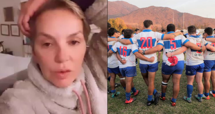 Fran García Huidobro molesta