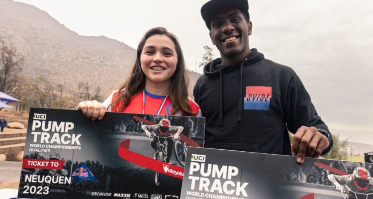 Renata Urrutia y Alec Bob, los ganadores de Red Bull Pump Track.