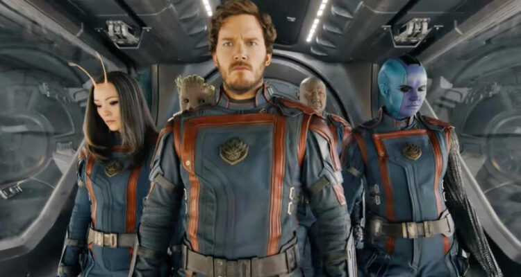 Los protagonistas de Guardianes de la Galaxia Vol.3. La cinta posee dos escenas postcréditos.