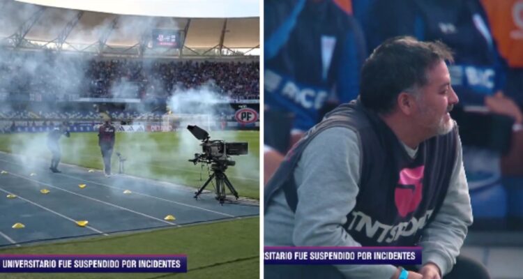 Camarógrafo de TNT habló tras ser agredido en el Clásico Universitario.