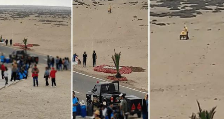 heladero en frontera Chile Perú