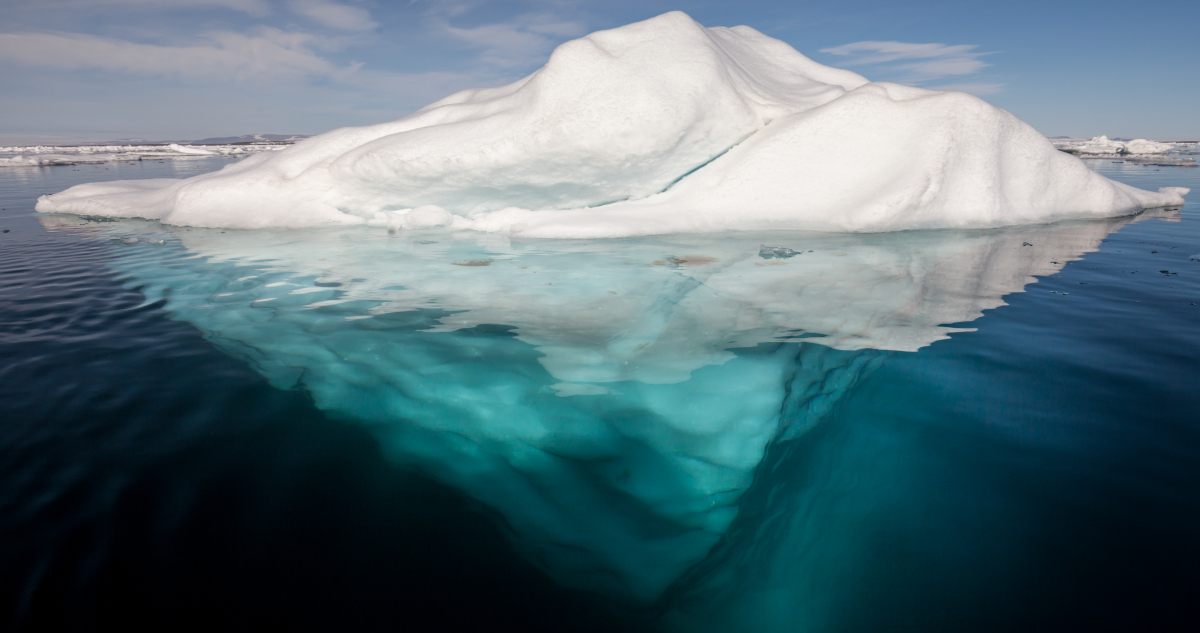 Hielo ártico.