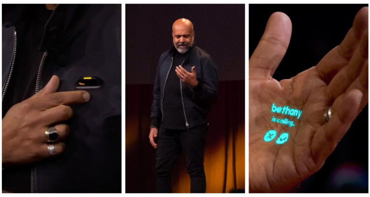 Chauhdri, el creador de Humane, demostrando su funcionamiento.