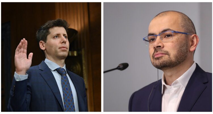 Sam Altman, de OpenAI (ChatGPT) y Demis Hassabis, de Google (Deepmind).