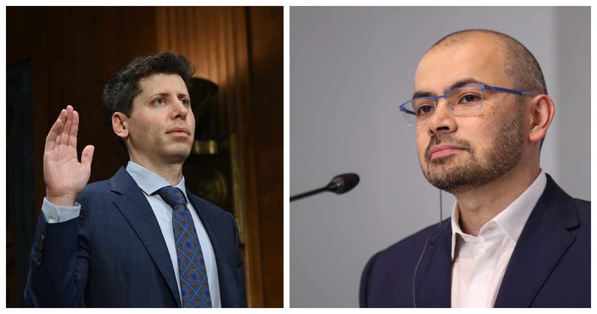 Sam Altman, de OpenAI (ChatGPT) y Demis Hassabis, de Google (Deepmind).