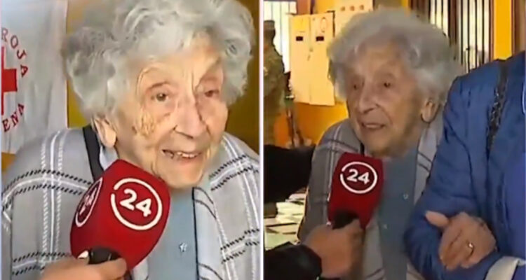 Mujer de 105 años asistió a votar