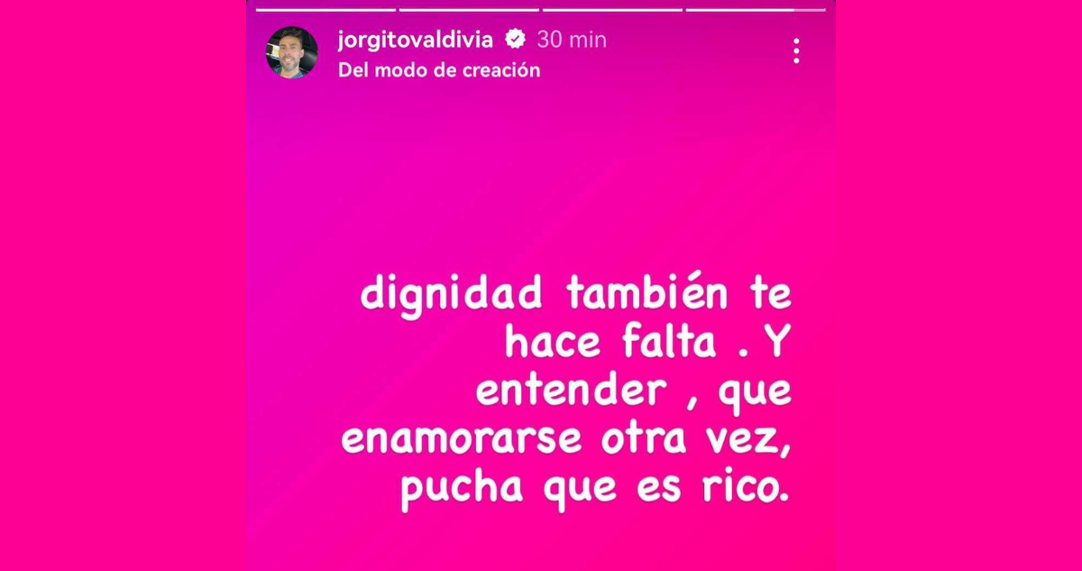 The words of Jorge Valdivia