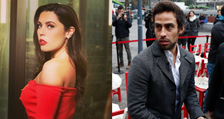 Jorge Valdivia y Daniela Aránguiz en fotografías diferentes.