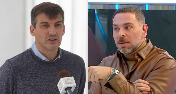 Daniel Stingo en el proceso constituyente. A su lado, José Antonio Neme en el matinal Mucho Gusto.