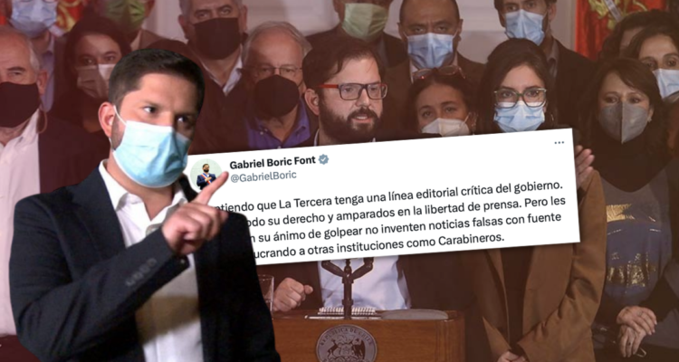 La tensa relación de Boric con la prensa: de acusar “irresponsabilidad” a pedir “no inventar noticias”.